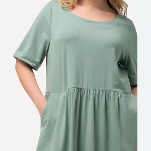 SHEIN Green Tunic with Boxy Relaxed Style dress size large